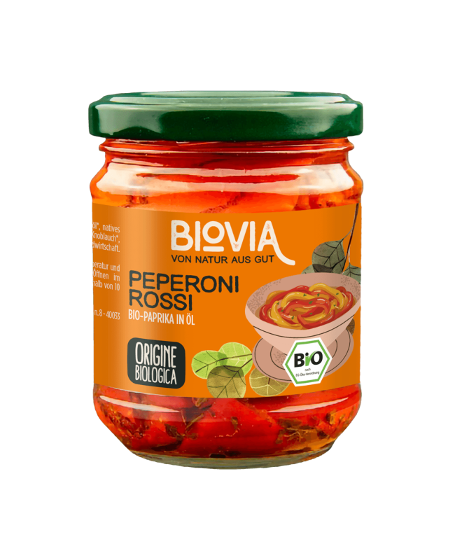BIOVIA Bio rote Paprika in Öl