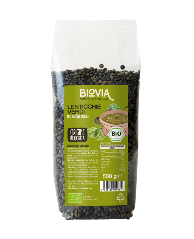 BIOVIA Bio grüne Linsen